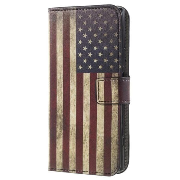 Plånboksfodral Sony Xperia XZ1 - Flagga USA