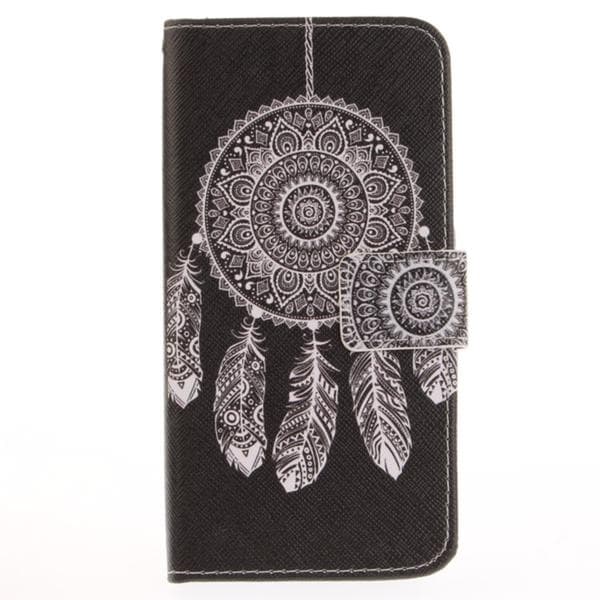 Plånboksfodral Moto G5 – Drömfångare / Dreamcatcher Svart
