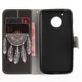 Pikkukuva 5 / 6: Plånboksfodral Moto G5 – Drömfångare / Dreamcatcher Svart