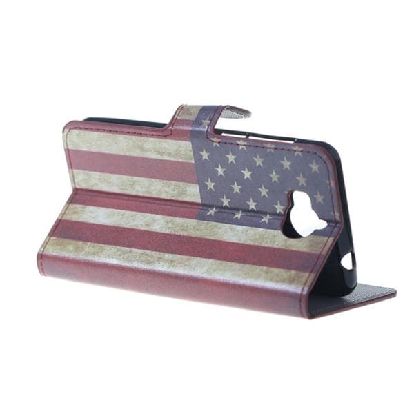 Plånboksfodral Huawei Y6 2017 - Flagga USA