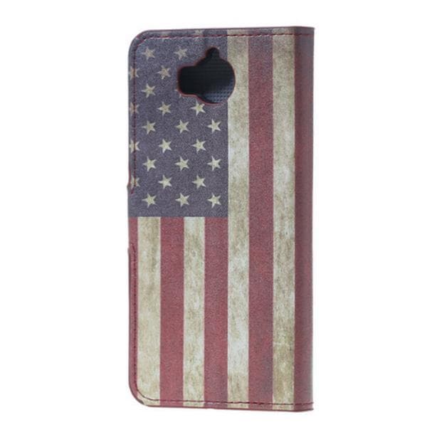 Plånboksfodral Huawei Y6 2017 - Flagga USA