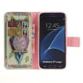 Miniatyrbillede 4 af 9: Plånboksfodral Samsung Galaxy S7 Edge – Färgglad Uggla