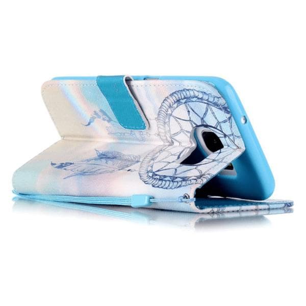 Plånboksfodral Samsung Galaxy S7 – Drömfångare / Dreamcatcher