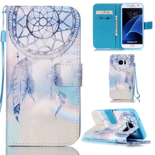 Plånboksfodral Samsung Galaxy S7 – Drömfångare / Dreamcatcher