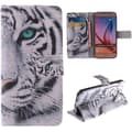 Miniatyrbild 1 av 8: Plånboksfodral Samsung Galaxy S6 – Vit Tiger