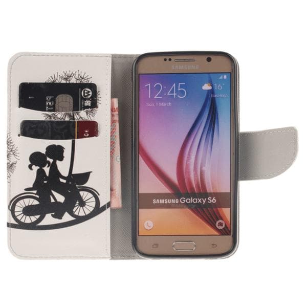 Plånboksfodral Samsung Galaxy S6 – Cyklande Barn