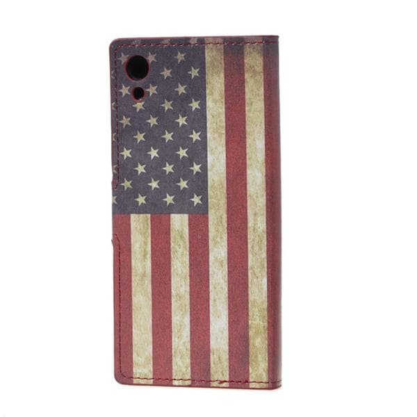Plånboksfodral Sony Xperia XA1 - Flagga USA