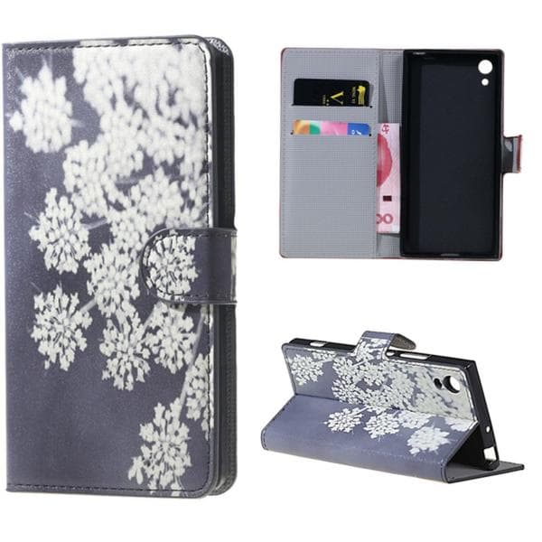 Plånboksfodral Sony Xperia XA1 - Små Blommor