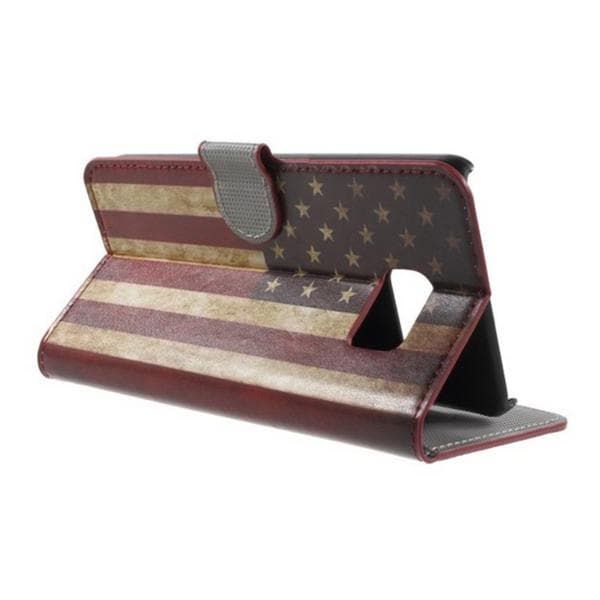 Plånboksfodral Samsung Galaxy S8 Plus - Flagga USA