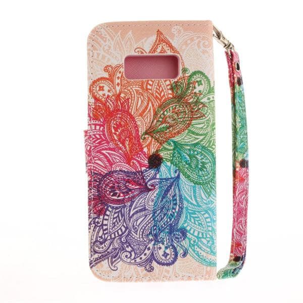Plånboksfodral Samsung Galaxy S8 – Indisk Paisley