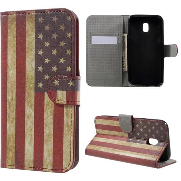 Plånboksfodral Samsung Galaxy J5 (2017) - Flagga USA