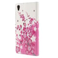 Pikkukuva 6 / 9: Plånboksfodral Sony Xperia E5 - Körsbärsblommor