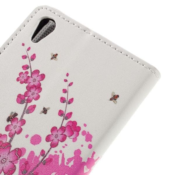 Plånboksfodral Sony Xperia E5 - Körsbärsblommor