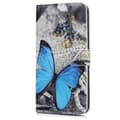 Pikkukuva 3 / 8: Plånboksfodral Iphone 7 Plus – Blå Fjäril