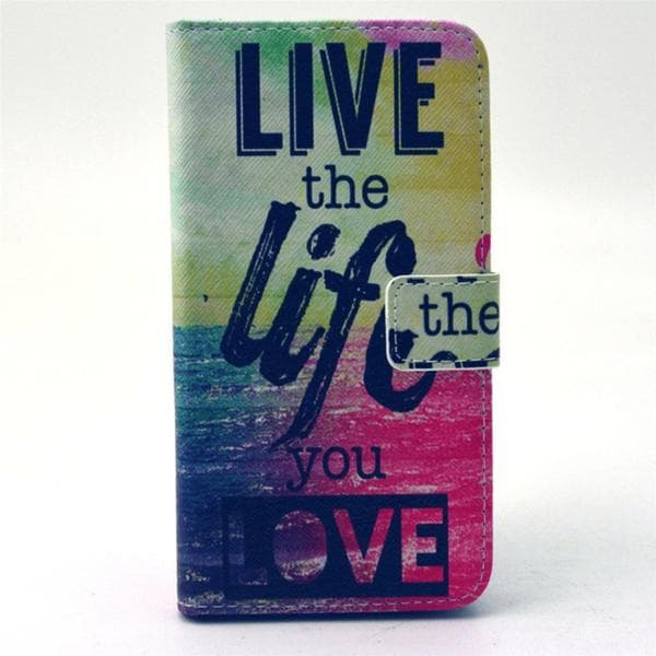 Plånboksfodral Samsung Galaxy S6 Edge – Live The Life You Love