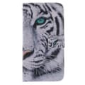 Miniatyrbillede 3 af 3: Plånboksfodral Samsung Galaxy S6 Edge – Vit Tiger
