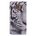 Miniatyrbillede 2 af 3: Plånboksfodral Samsung Galaxy S6 Edge – Vit Tiger