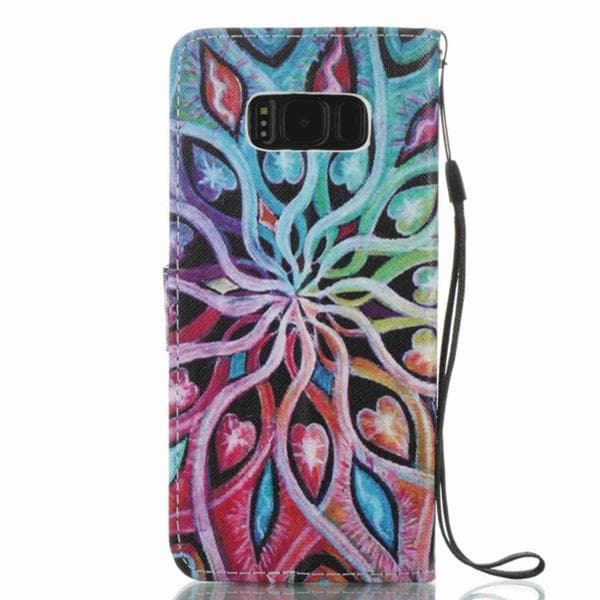 Plånboksfodral Samsung Galaxy S8 - Psykedeliskt