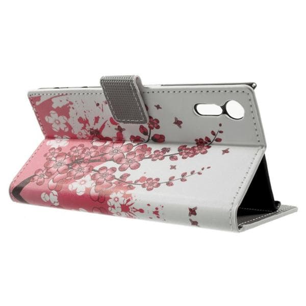 Plånboksfodral Sony Xperia XZ och XZs - Körsbärsblommor
