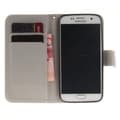 Pikkukuva 5 / 5: Plånboksfodral Samsung Galaxy S7 – Vit Tiger