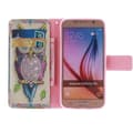 Pikkukuva 4 / 8: Plånboksfodral Samsung Galaxy S6 – Färgglad Uggla