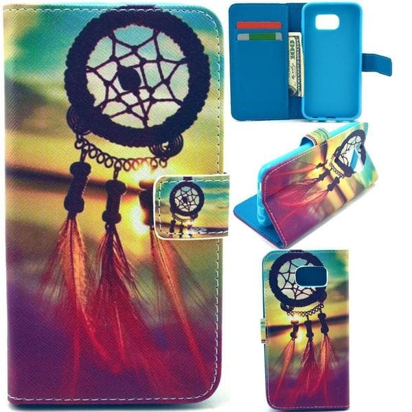 Plånboksfodral Samsung Galaxy S6 – Drömfångare / Dreamcatcher