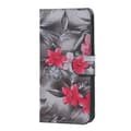 Pikkukuva 4 / 7: Plånboksfodral Huawei Y6 II Compact - Svartvit med Blommor