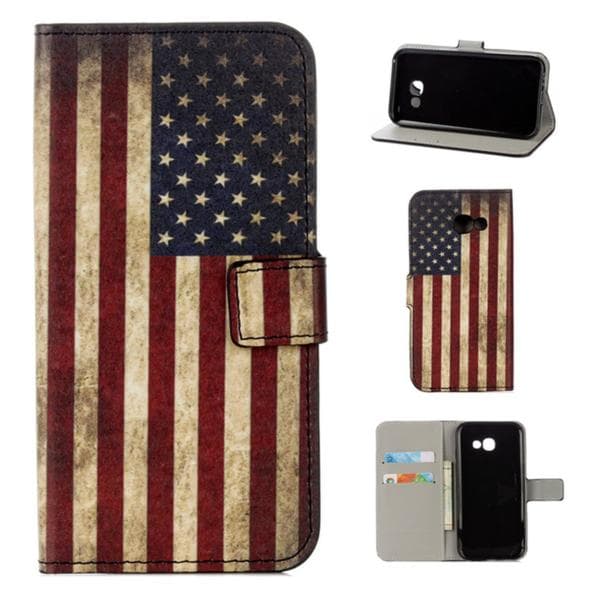 Plånboksfodral Samsung Galaxy A5 (2017) - Flagga USA