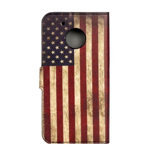Plånboksfodral Moto G5 - Flagga USA