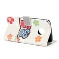 Pikkukuva 2 / 5: Plånboksfodral Moto G5 Plus – Ugglor & Blommor