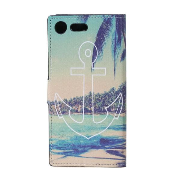 Plånboksfodral Sony Xperia XZ Premium - Ankare