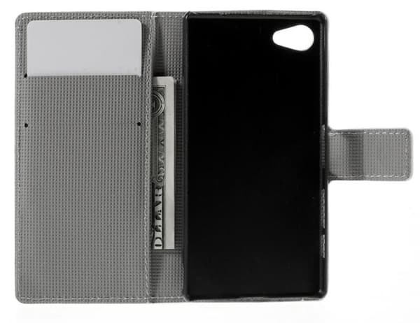 Plånboksfodral Sony Xperia Z5 Compact - Blå Fjäril