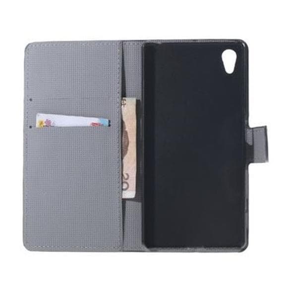 Plånboksfodral Sony Xperia Z5 - Ugglor & Hjärtan