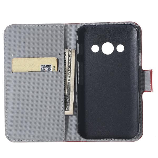 Plånboksfodral Samsung Xcover 3 (SM-G388F) - Flagga USA