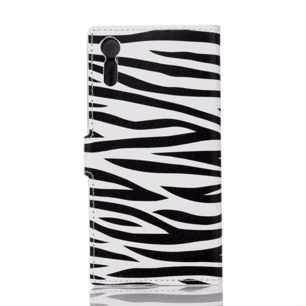 Plånboksfodral Sony Xperia XZ och XZs - Zebra