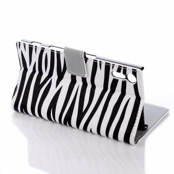 Plånboksfodral Sony Xperia XZ och XZs - Zebra