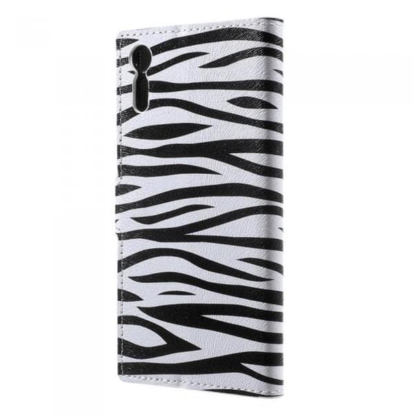 Plånboksfodral Sony Xperia XZ och XZs - Zebra