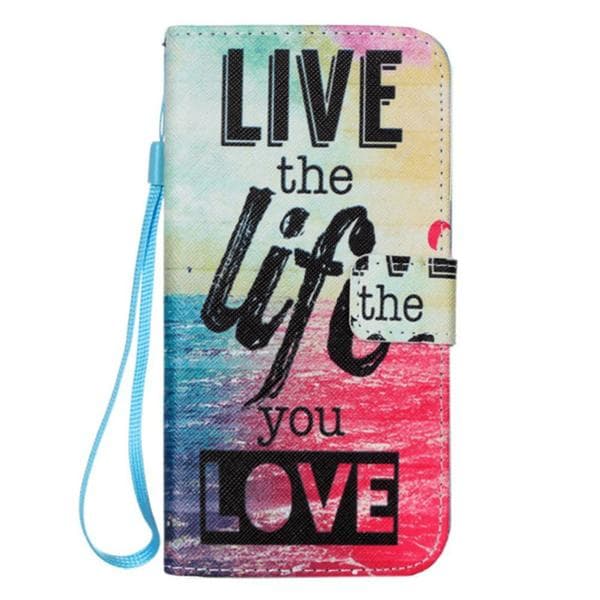 Plånboksfodral Samsung Galaxy S7 Edge – Live The Life You Love