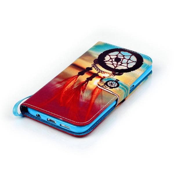 Plånboksfodral Samsung Galaxy S7 Edge – Drömfångare/Dreamcatcher