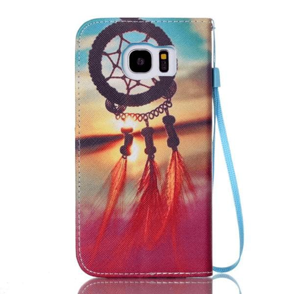 Plånboksfodral Samsung Galaxy S7 Edge – Drömfångare/Dreamcatcher