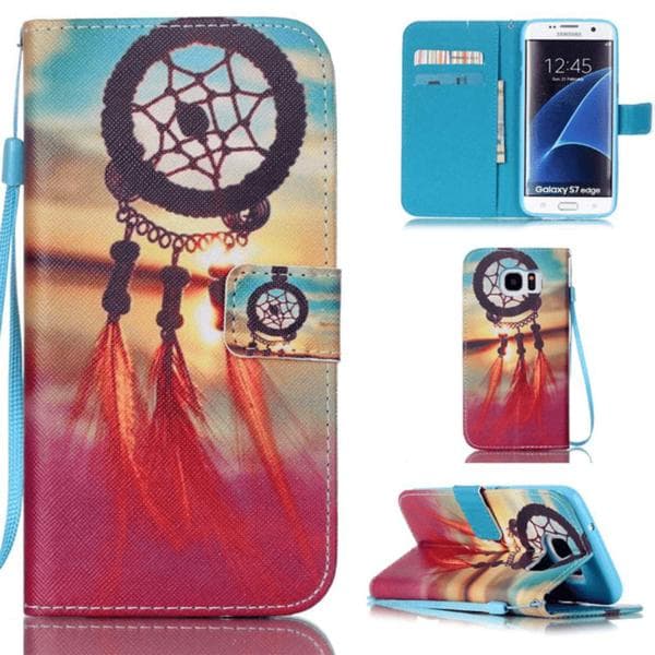Plånboksfodral Samsung Galaxy S7 Edge – Drömfångare/Dreamcatcher