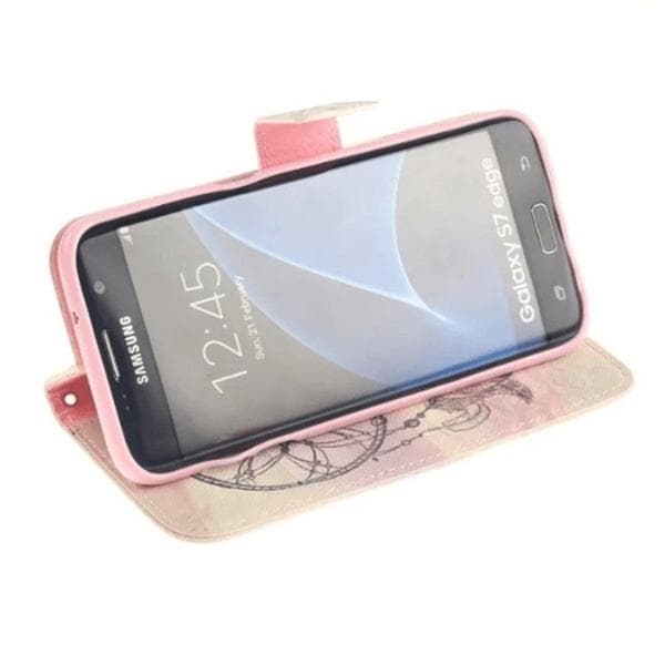 Plånboksfodral Samsung Galaxy S7 Edge – Drömfångare/Dreamcatcher