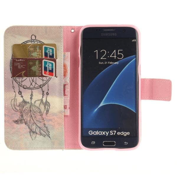 Plånboksfodral Samsung Galaxy S7 Edge – Drömfångare/Dreamcatcher