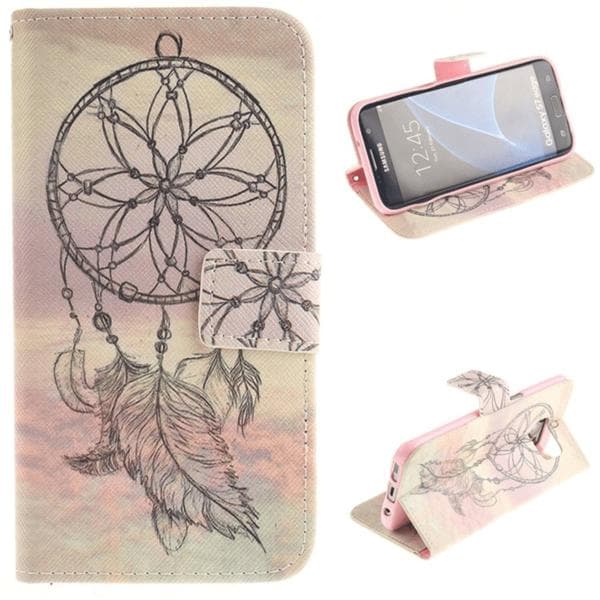 Plånboksfodral Samsung Galaxy S7 Edge – Drömfångare/Dreamcatcher