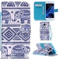 Miniatyrbillede 1 af 8: Plånboksfodral Samsung Galaxy S7 – Indiskt / Elefanter