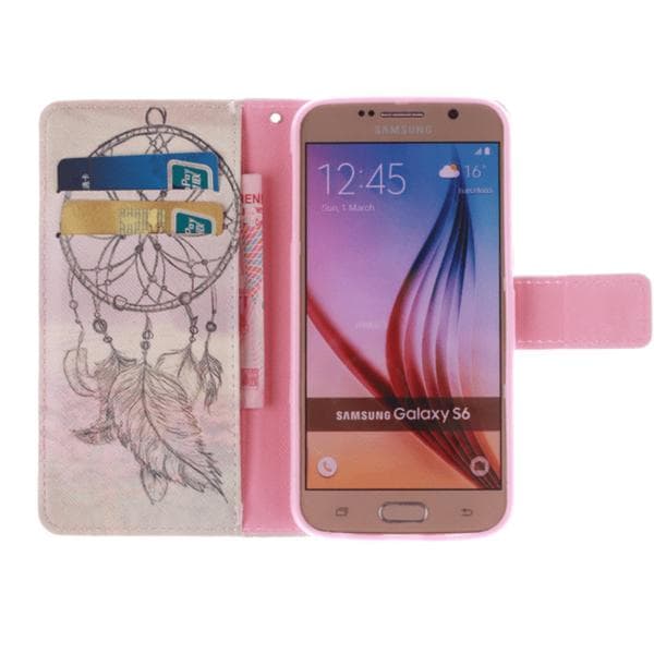 Plånboksfodral Samsung Galaxy S6 – Drömfångare / Dreamcatcher