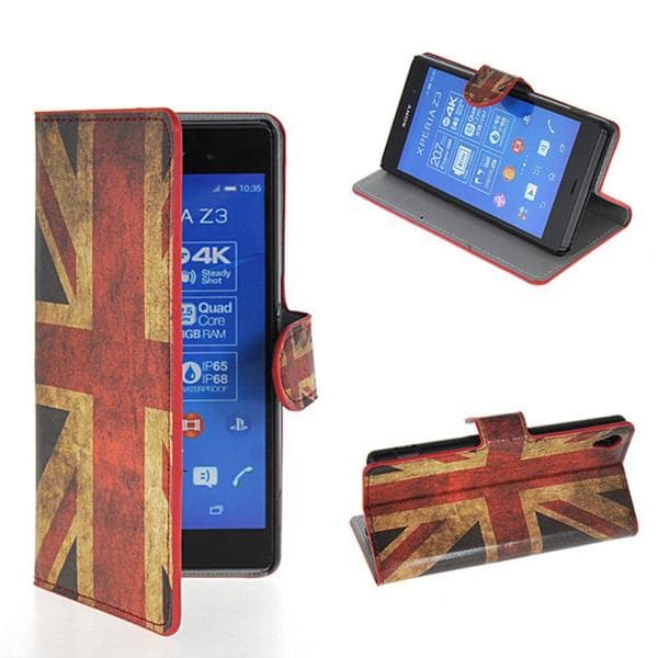 Plånboksfodral Sony Xperia Z3+ / Flagga UK