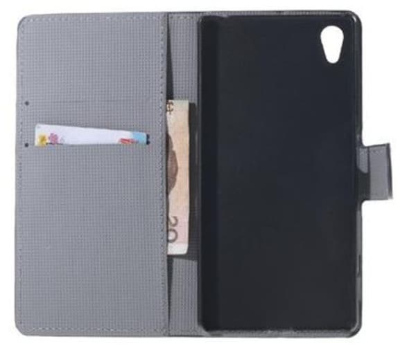 Plånboksfodral Sony Xperia Z3+ / Prickigt med Uggla