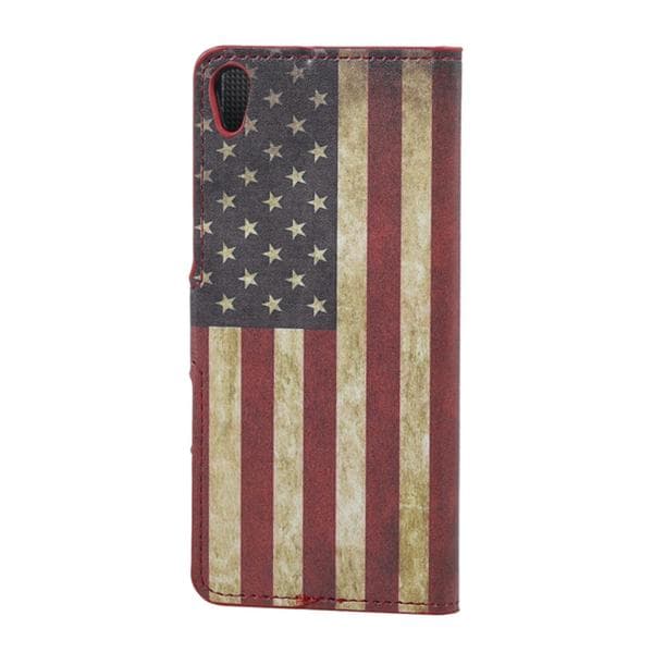 Plånboksfodral Sony Xperia E5 - Flagga USA
