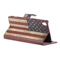 Pikkukuva 5 / 8: Plånboksfodral Sony Xperia E5 - Flagga USA